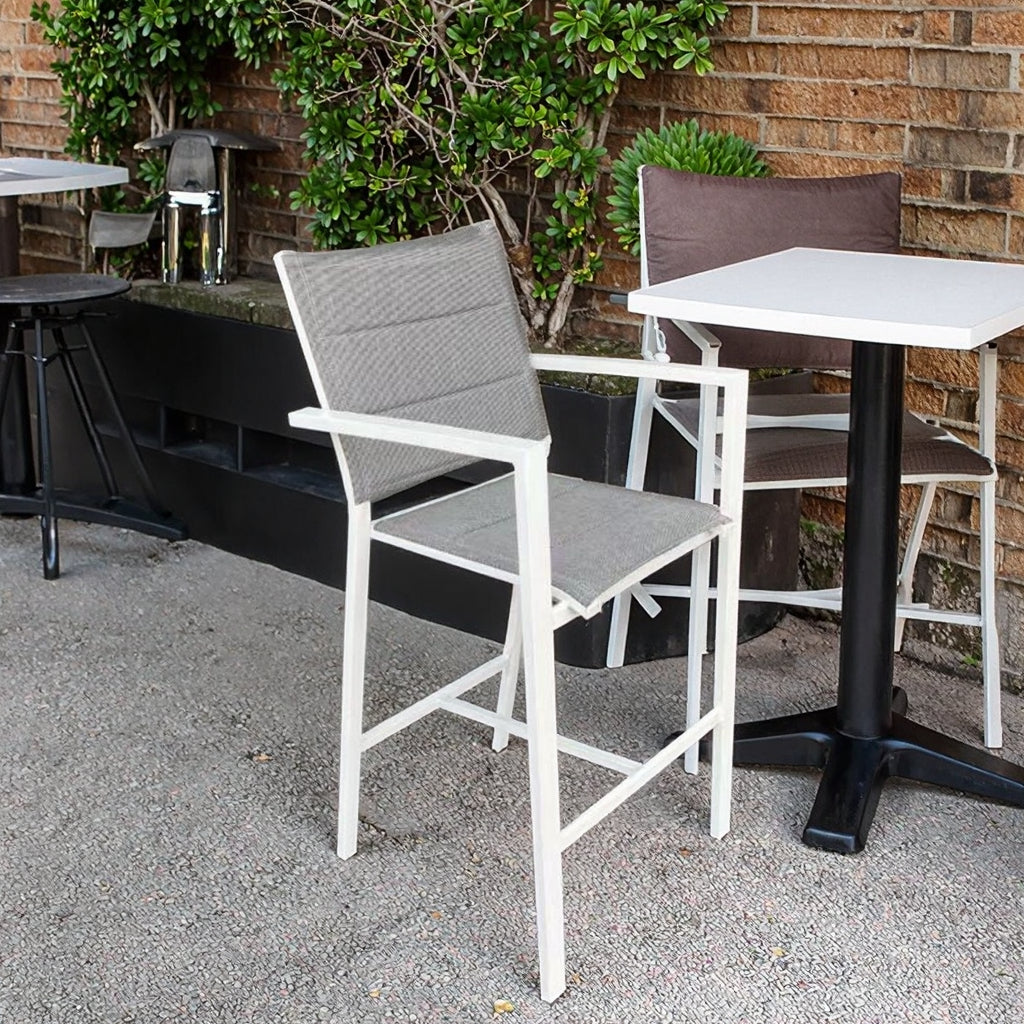 כסא בר איכותי מאלומיניום בד כפול דגם בנגקוק