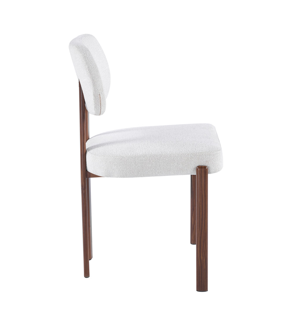 כסא מעוצב לפינת אוכל בצבע אגוז דגם ריו