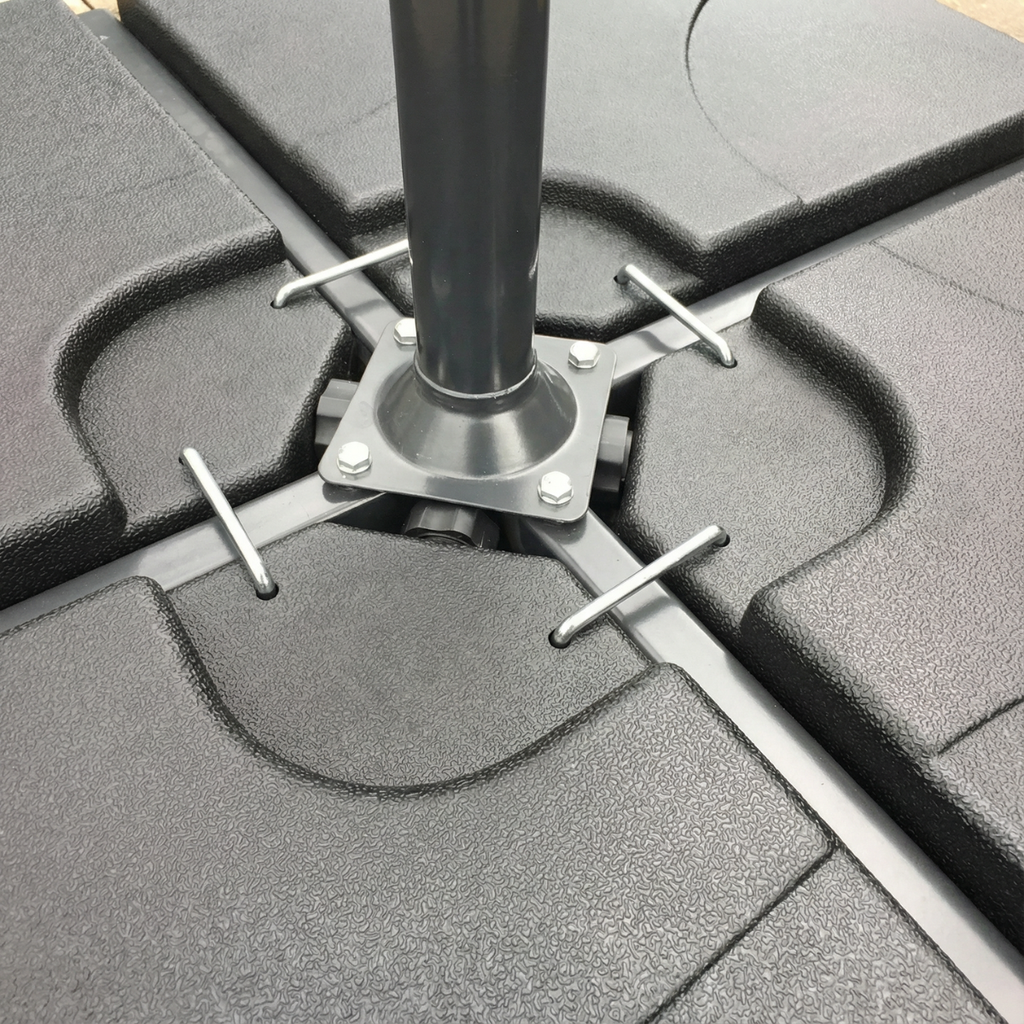 בסיס לשמשייה 4 חלקים 80 ק