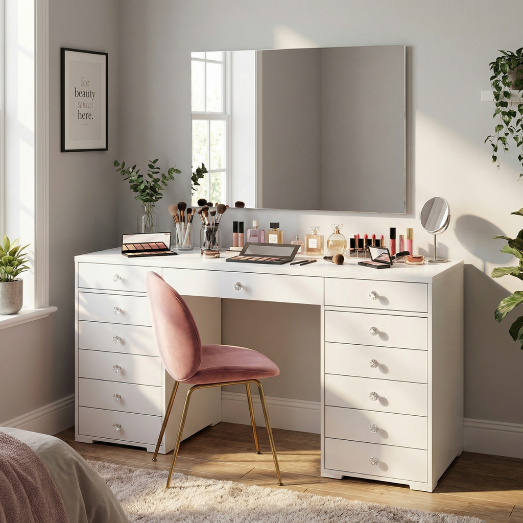 שידת איפור מקצועית רוחב 150 ס