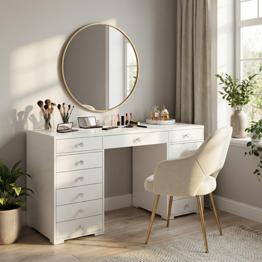 שידת איפור מקצועית רוחב 150 ס