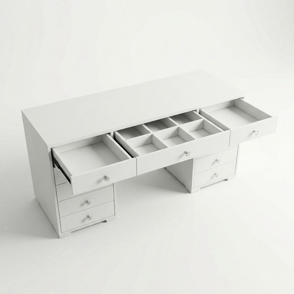 שידת איפור מקצועית רוחב 150 ס