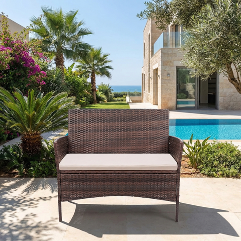 כורסא זוגית לגינה ולמרפסת דגם שיקגו