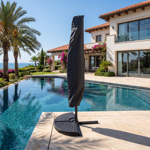 כיסוי לשמשייה מבד איכותי עמיד למים ושמש נגד קרינת UV