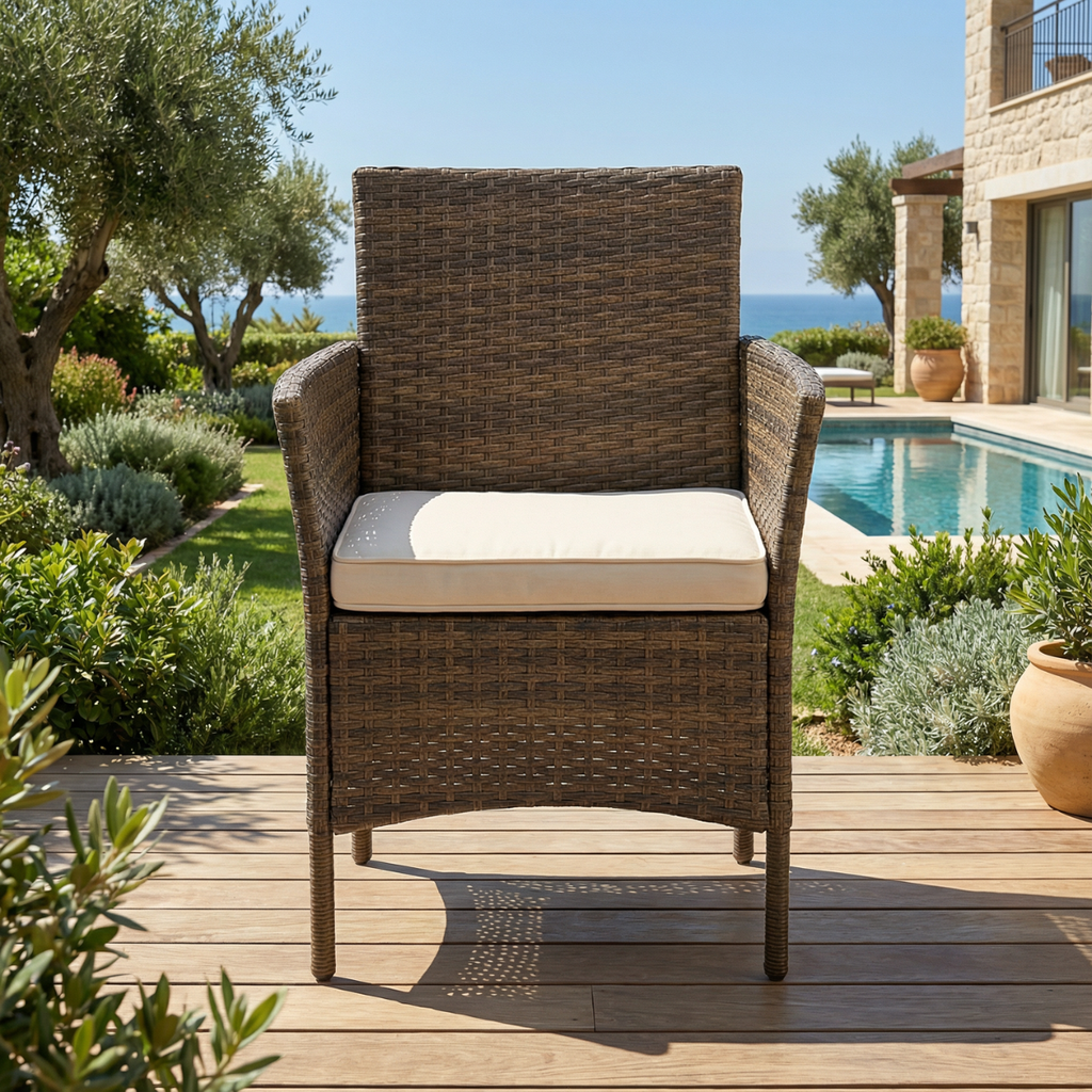 כורסא לגינה ולמרפסת במגוון צבעים דגם שיקגו