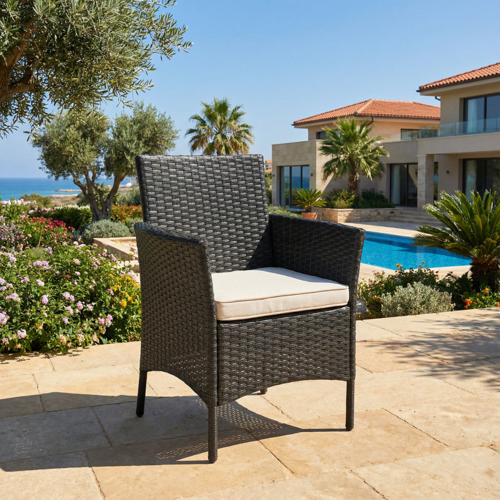 כורסא לגינה ולמרפסת במגוון צבעים דגם שיקגו