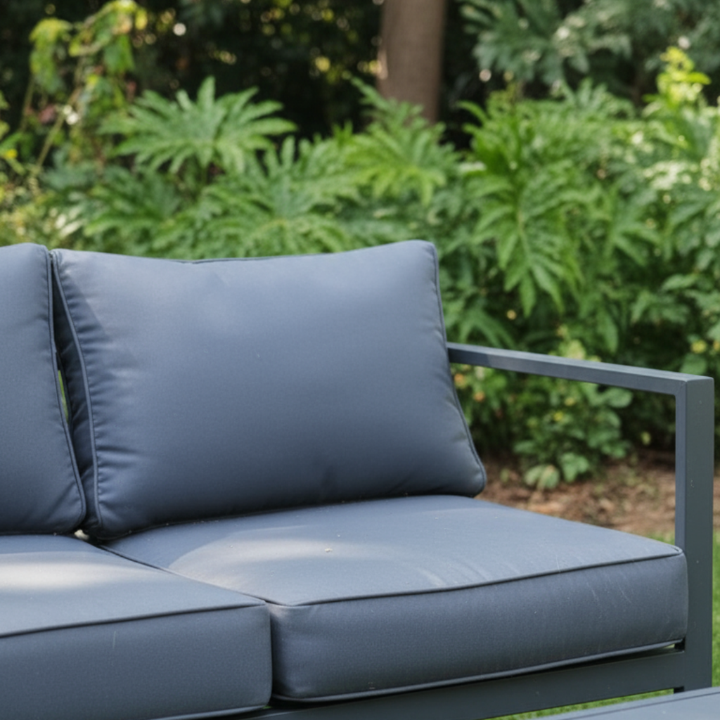 מערכת ישיבה אלומניום תלת מושבית יוקרתית דגם איביזה