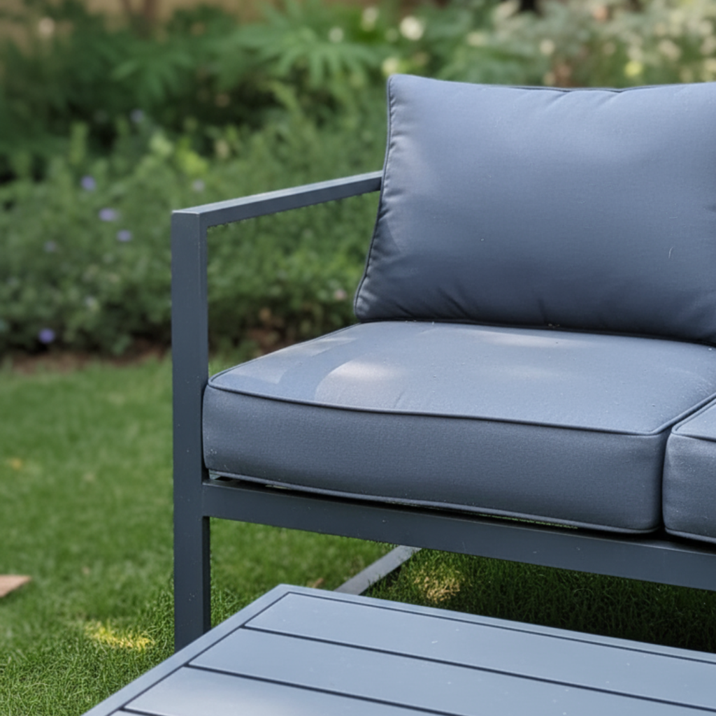 מערכת ישיבה אלומניום תלת מושבית יוקרתית דגם איביזה