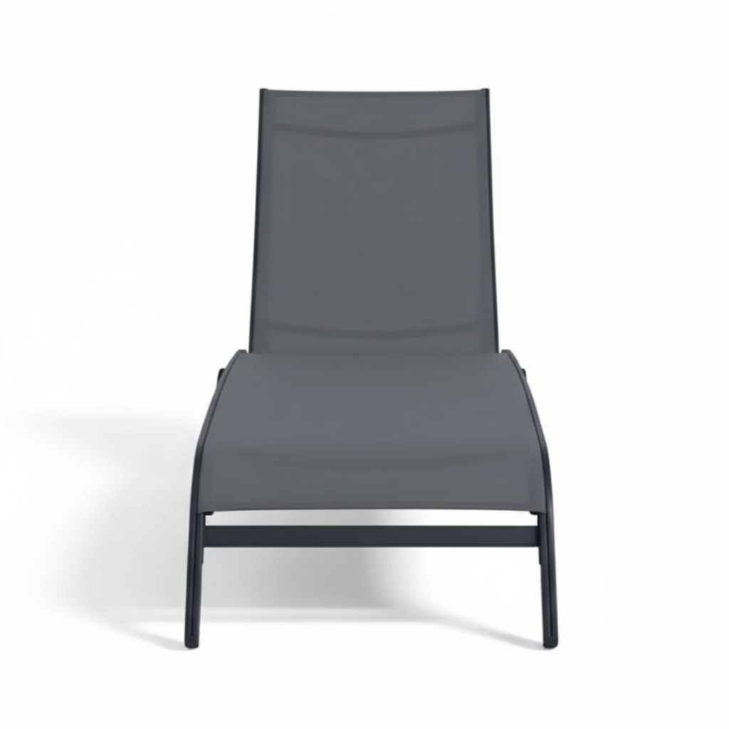 מיטת שיזוף מאלומיניום לגינה ולמרפסת דגם מדגסקר