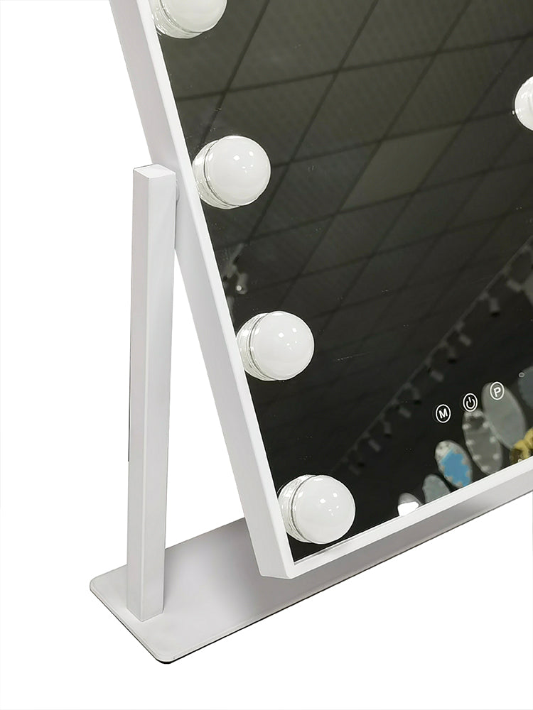 מראת הוליווד עם תאורה לשידת איפור במגוון צבעים