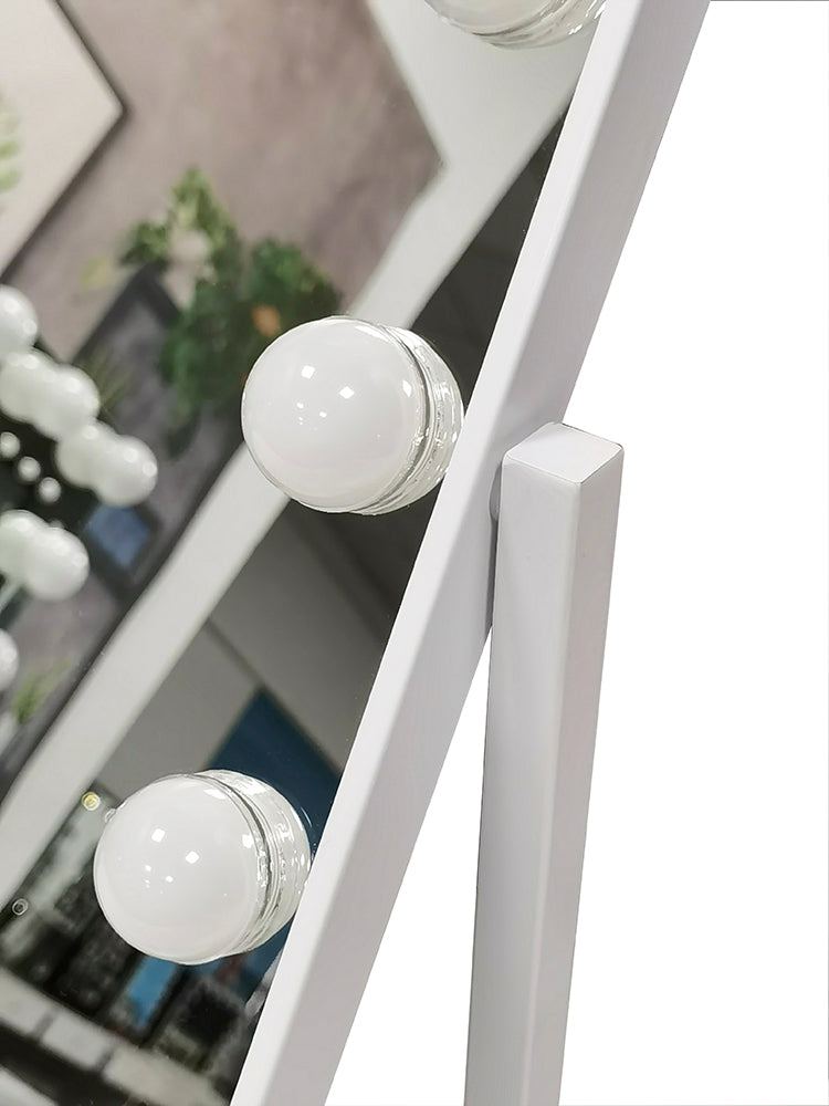 מראת הוליווד עם תאורה לשידת איפור במגוון צבעים