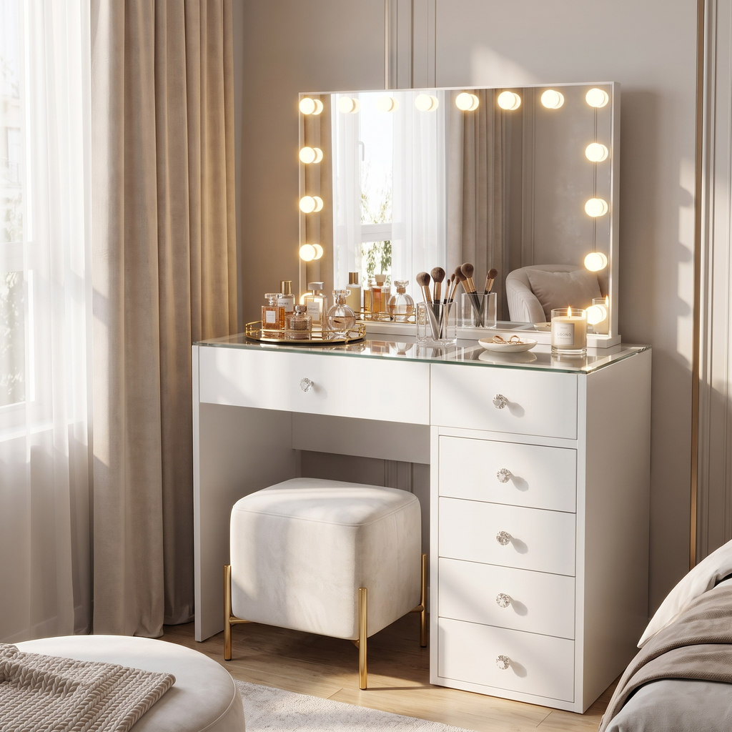 שידת איפור ברצלונה - פינת איפור מעוצבת